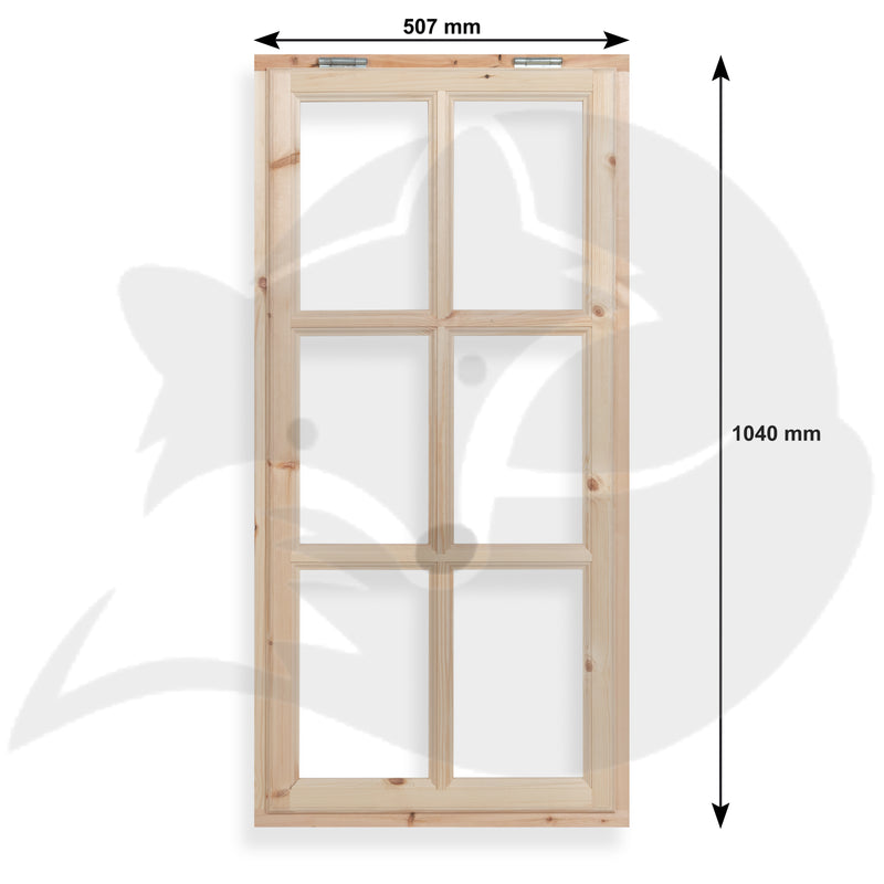 Georgian 6 Pane Opening Window