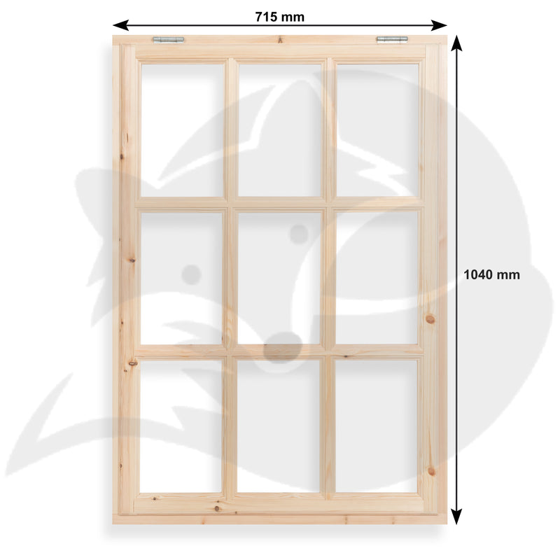 Georgian 9 Pane Opening Window